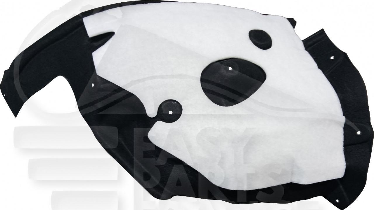 PARE- BOUE AILE AVD - AR COTON AVEC ISOLANT Pour ALFA ROMEO GIULIA - AA140 06/15→03/23