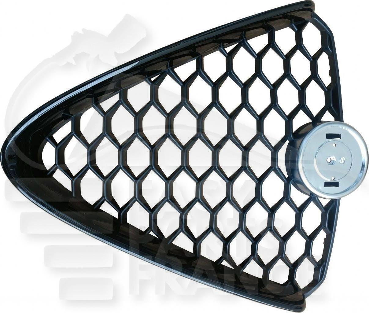 GRILLE DE CALANDRE NOIRE A/MOULURE NOIRE Pour ALFA ROMEO GIULIA - AA140 06/15→03/23