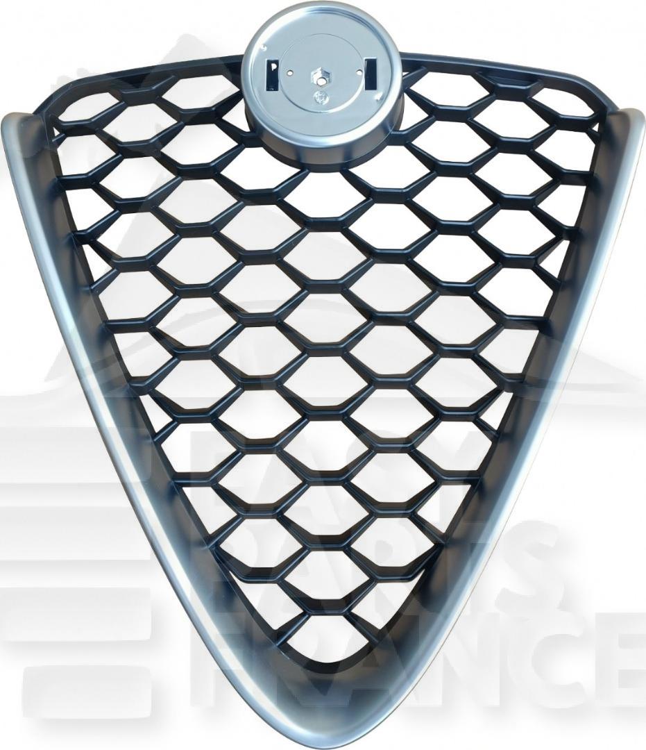 GRILLE DE CALANDRE NOIRE A/MOULURE NOIRE Pour ALFA ROMEO GIULIA - VELOCE - AA141 06/15→02/23