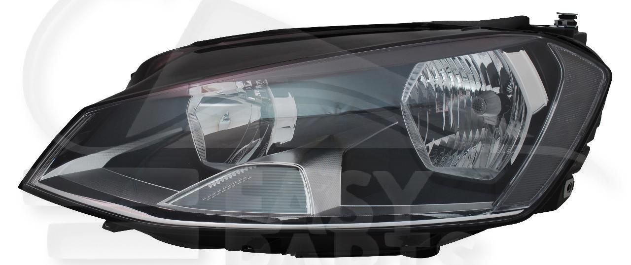 OPT G H7+H15 ELECT A/MOTEUR F/NOIR Pour VOLKSWAGEN GOLF 7 - VO061 11/12→12/16