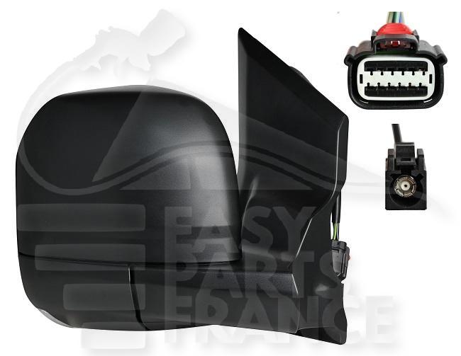 RETRO D ELECT CHAUF NOIR A/FEU & SONDE DE TEMP 8+1 PINS Pour FORD TRANSIT CUSTOM - FD290 10/23→