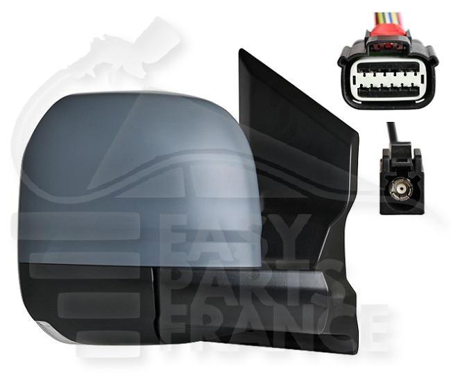 RETRO D ELECT CHAUF A PEINDRE A/FEU & SONDE DE TEMP 8+1 PINS Pour FORD TRANSIT CUSTOM - FD290 10/23→