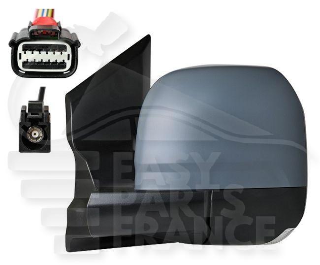 RETRO G ELECT CHAUF A PEINDRE RAB ELECT A/FEU & ANTENNE (FM2) -8+1 PINS Pour FORD TRANSIT CUSTOM - FD290 10/23→