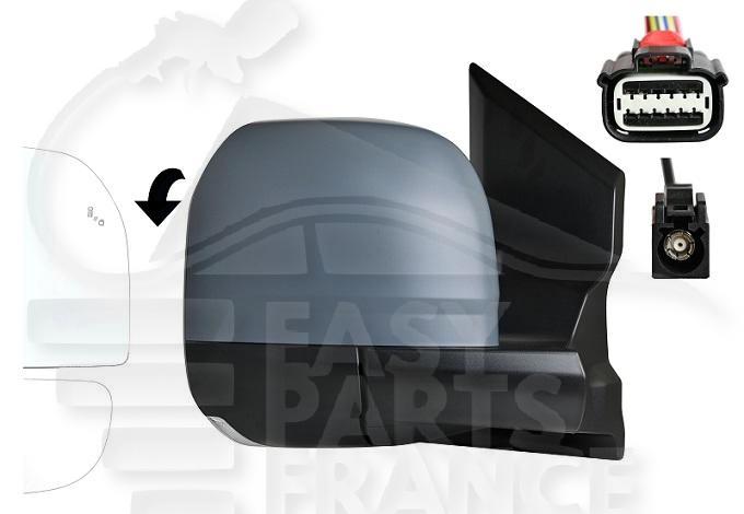 RETRO D ELECT CHAUF A PEINDRE RAB ELECT A/FEU & SONDE DE TEMP & BDS 11+1 PINS Pour FORD TRANSIT CUSTOM - FD290 10/23→