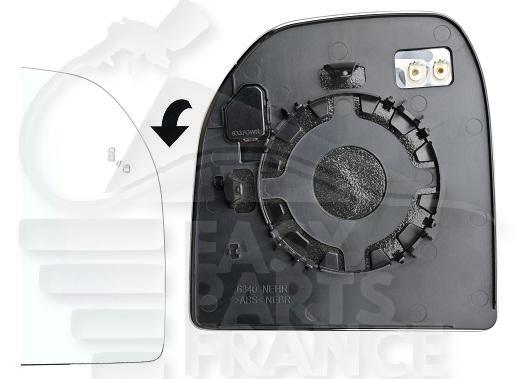 GLACE DE RETRO D SUP CHAUF & BDS Pour FORD TRANSIT CUSTOM - FD290 10/23→