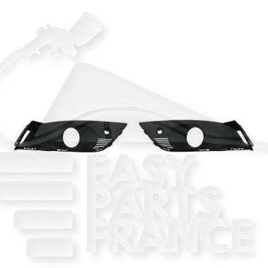 GRILLE DE PC AVD - AVG A/EMPL AB NOIRE & TROU CAPTEUR Pour RENAULT MEGANE - RN107 03/16→01/20