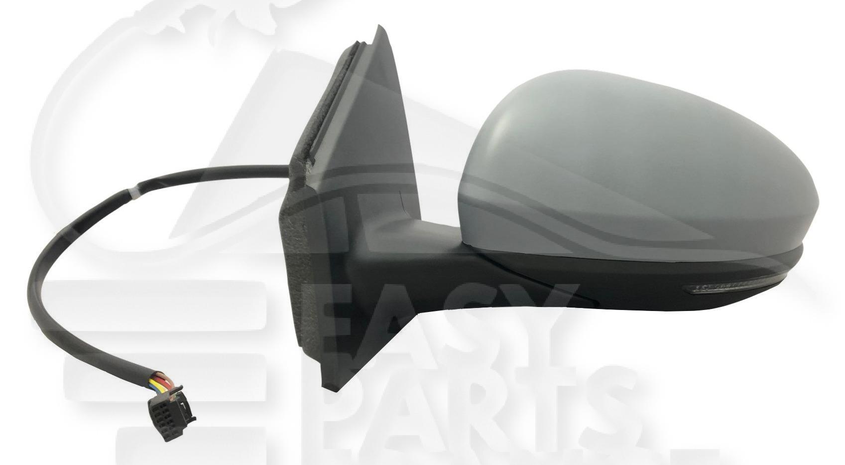 RETRO G ELECT CHAUF A PEINDRE A/FEU 7 PINS Pour RENAULT MEGANE - RN107 03/16→01/20
