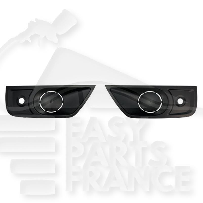 GRILLE DE PC AVD - AVG NOIRE & TROU CAPTEUR Pour RENAULT MASTER - RN095 08/19→