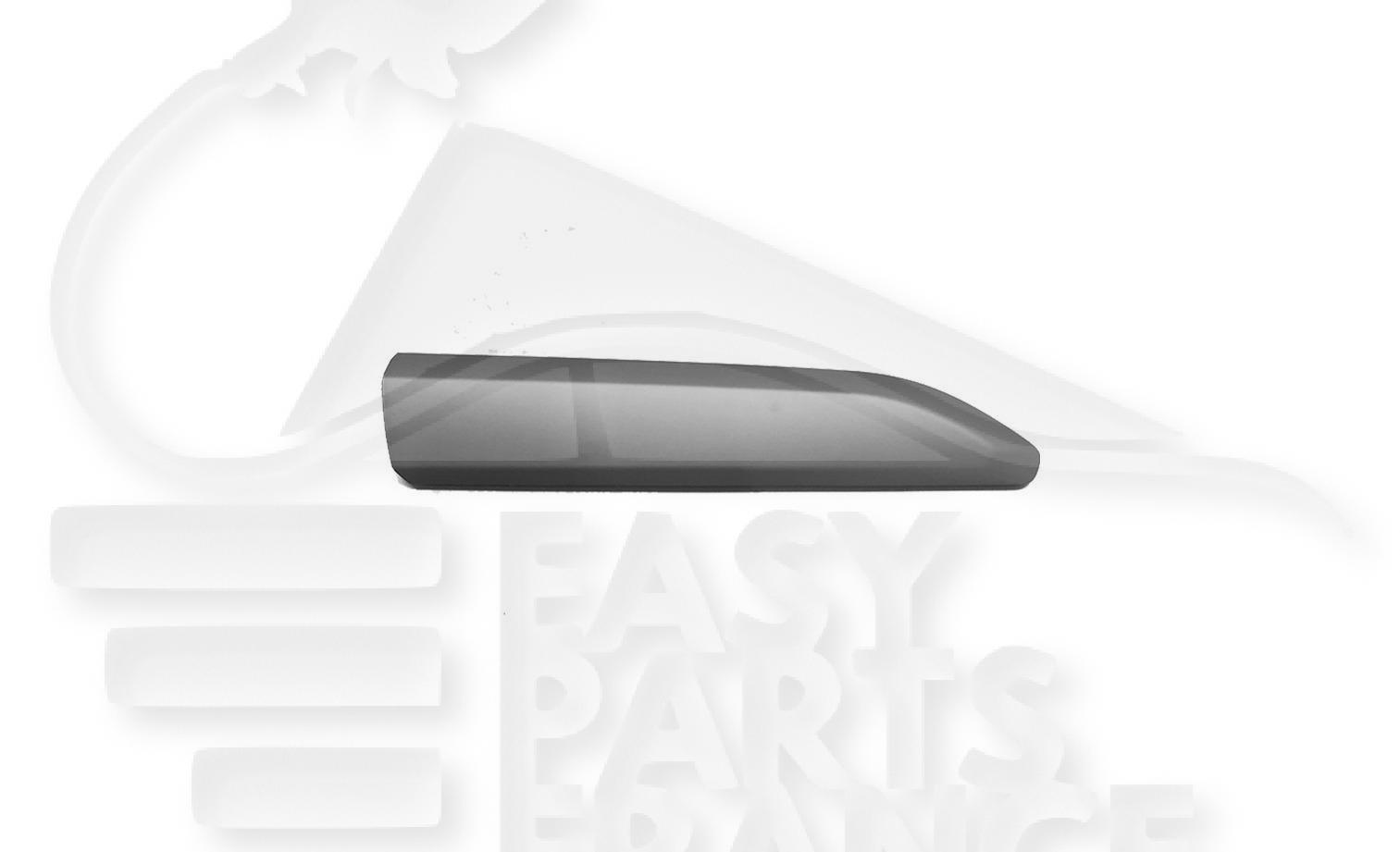MOULURE DE PTE AVD A PEINDRE Pour FIAT DOBLO VAN/COMBI - FT074 06/22→
