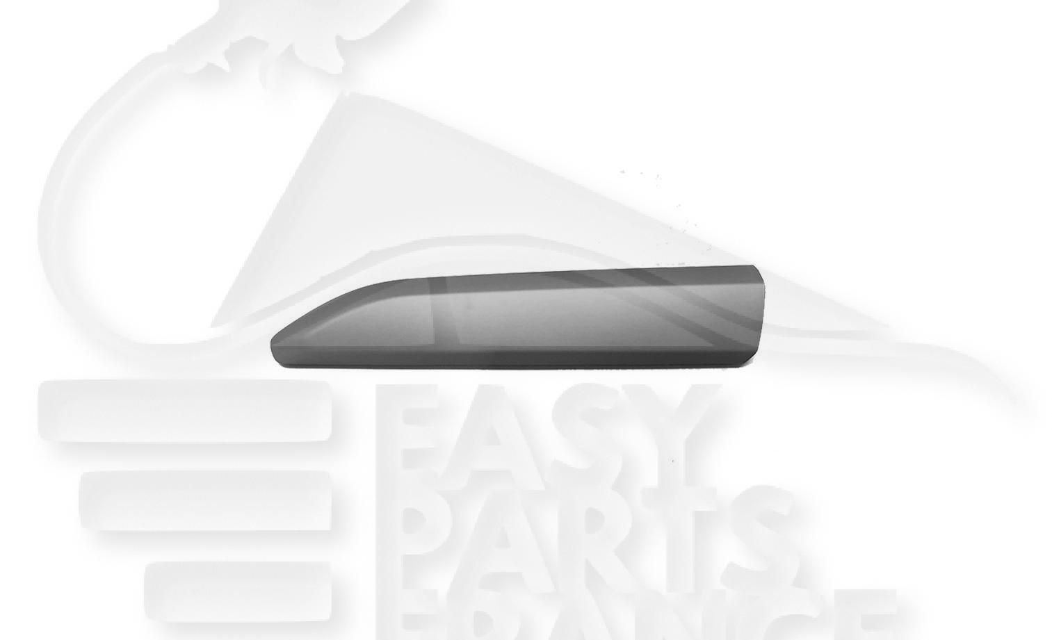 MOULURE DE PTE AVG A PEINDRE Pour FIAT DOBLO VAN/COMBI - FT074 06/22→