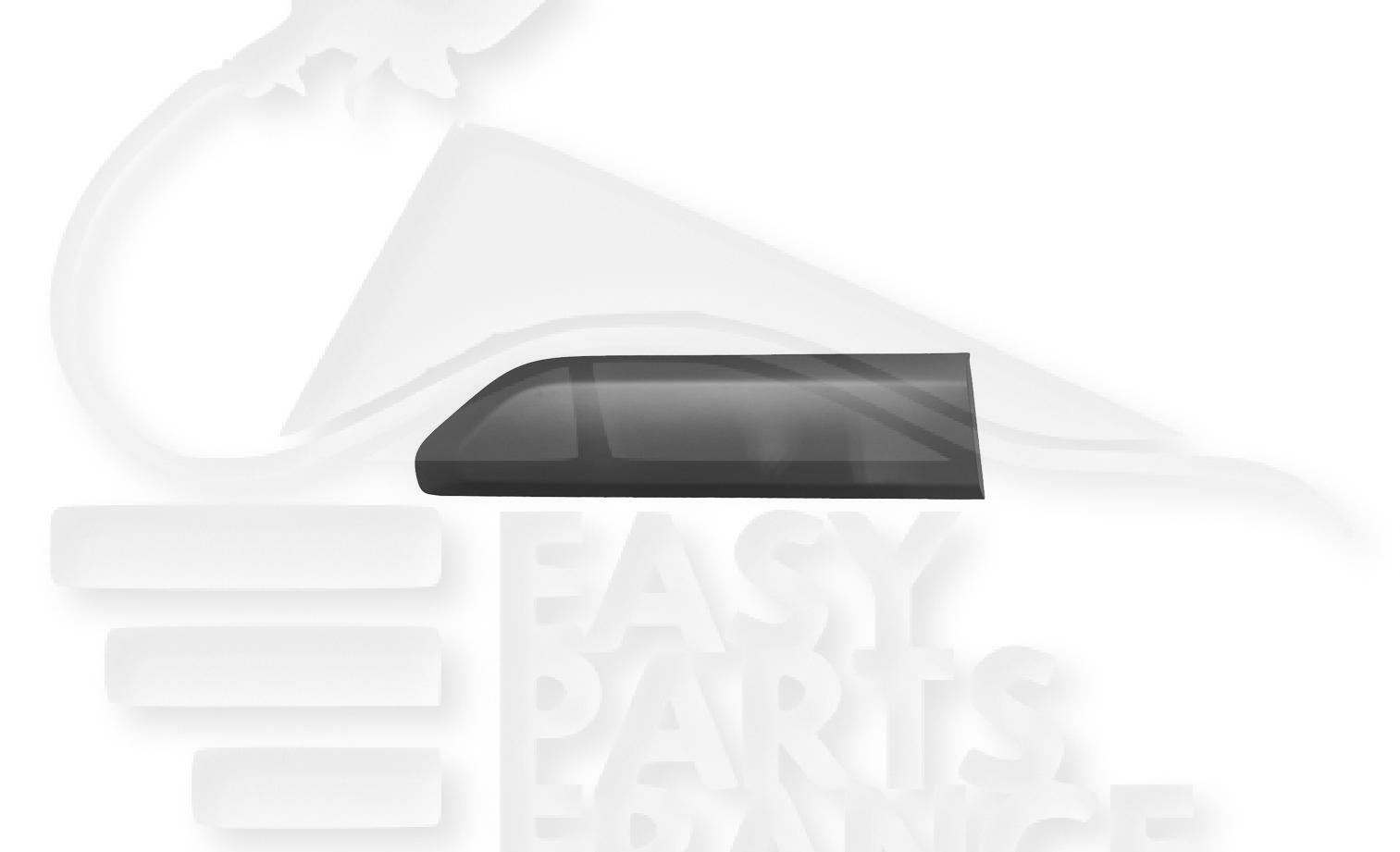 MOULURE DE PTE ARD A PEINDRE Pour FIAT DOBLO VAN/COMBI - FT074 06/22→
