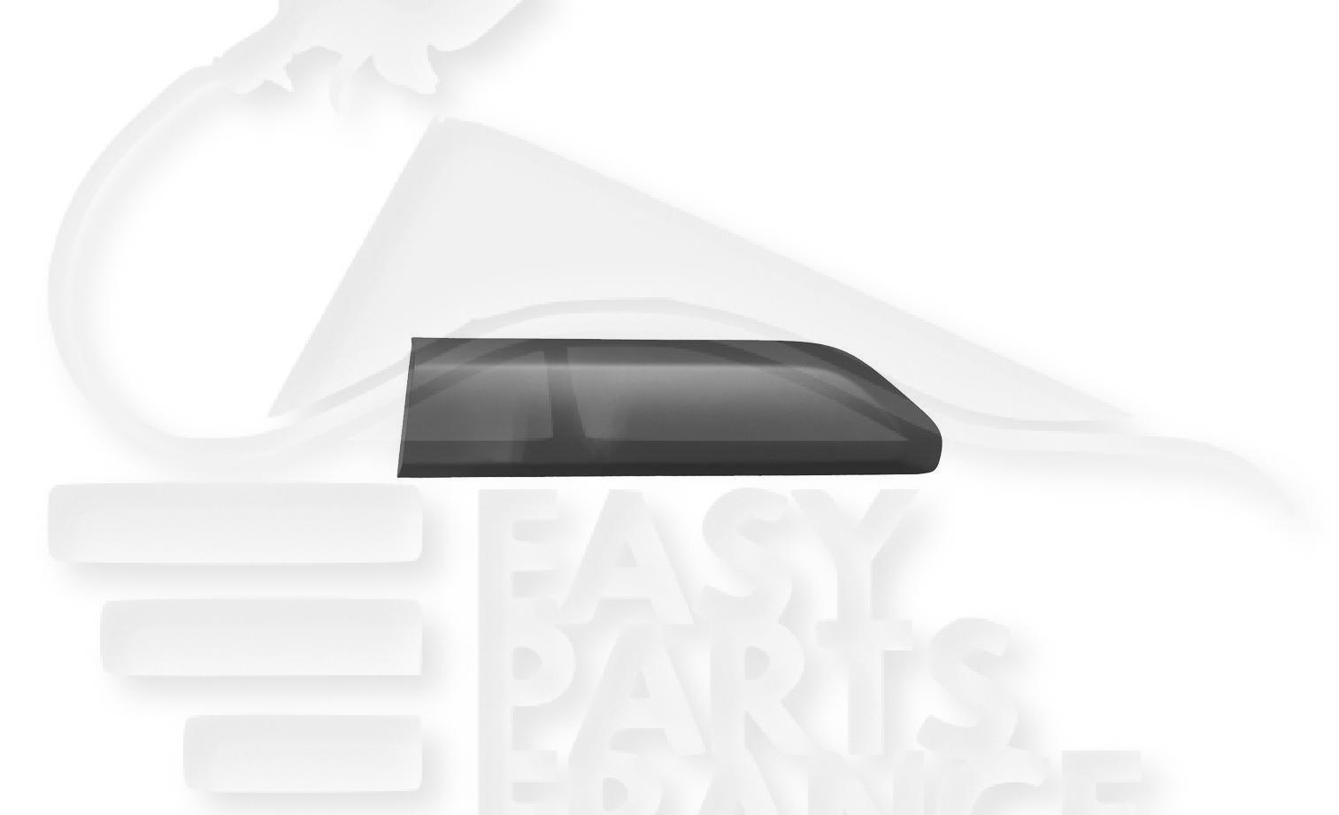 MOULURE DE PTE ARG A PEINDRE Pour FIAT DOBLO VAN/COMBI - FT074 06/22→