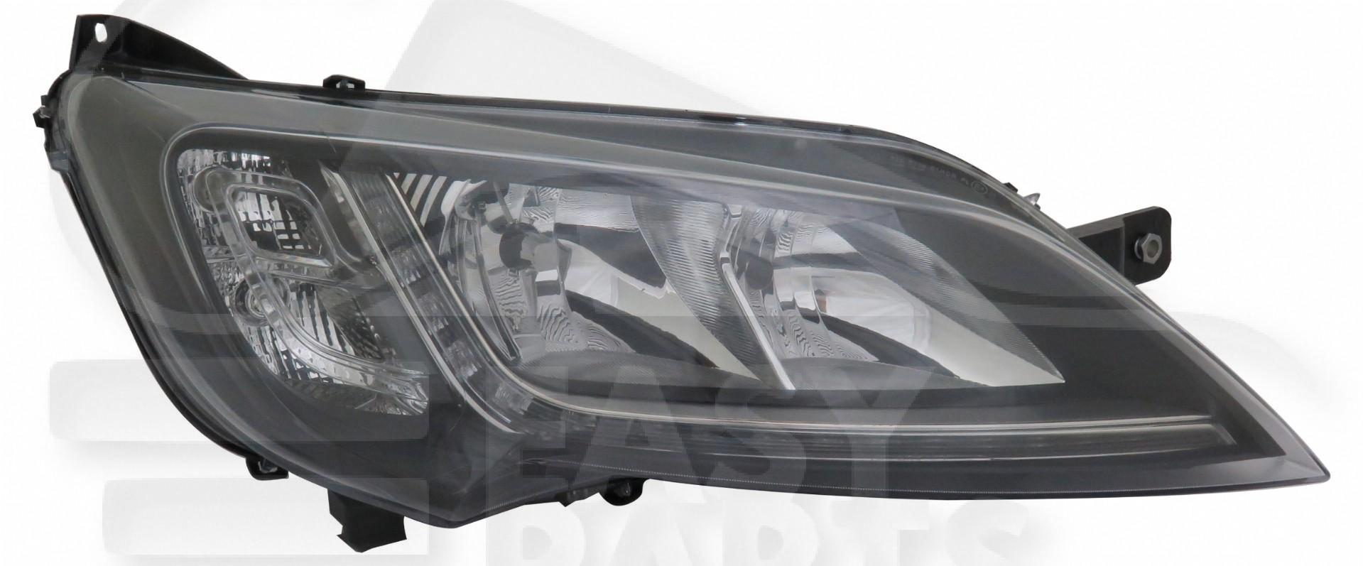 OPT D H7+H7 ELECT A/MOTEUR F/NOIR & FEU DE JOUR LED Pour OPEL MOVANO - OP114 05/21→