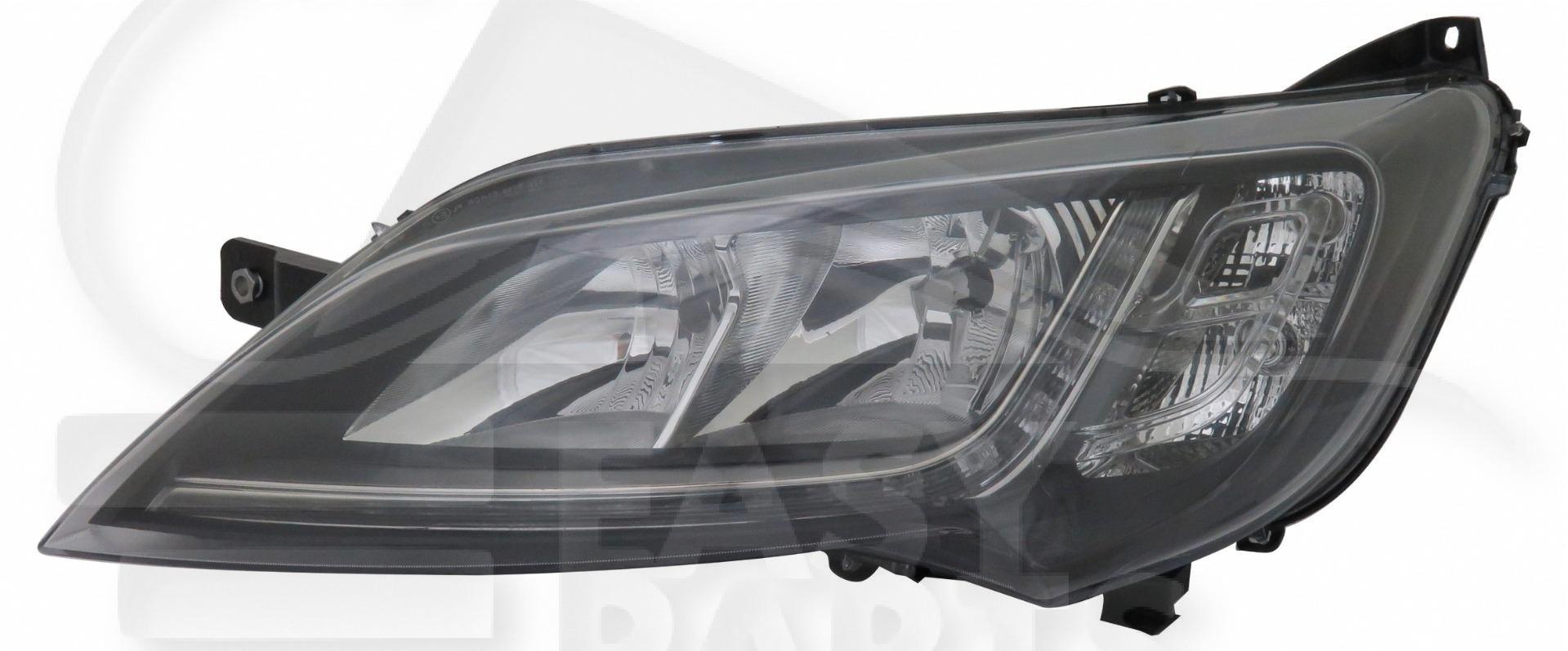 OPT G H7+H7 ELECT A/MOTEUR F/NOIR & FEU DE JOUR LED Pour OPEL MOVANO - OP114 05/21→