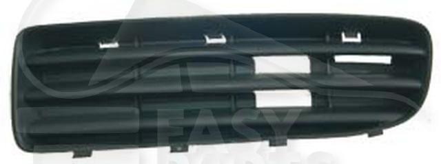 GRILLE DE PC AVD NOIRE Pour SKODA OCTAVIA - SK041 08/00→07/04