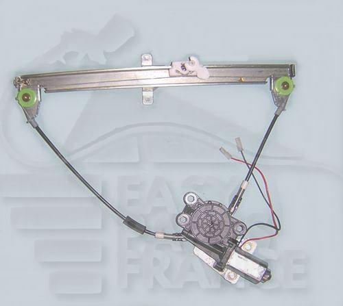 LEVE VITRE AVG ELECT Pour AUDI 80 - AD010 09/86→07/91