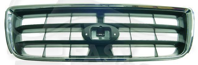 GRILLE DE CALANDRE CHROMEE/GRISE Pour SUBARU FORESTER - SB011 09/02→09/05