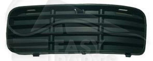 GRILLE DE PC AVD NOIRE Pour VOLKSWAGEN CADDY - VO220 08/96→02/04