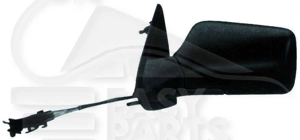 RETRO G A CABLE NOIR Pour VOLKSWAGEN VENTO - VO210 08/91→
