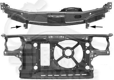 FACE AV modèle 1.6/1.8 + CLIM RADIA 525 mm Pour VOLKSWAGEN VENTO - VO210 08/91→