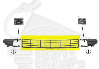 GRILLE DE PC AV CENTRALE Pour FORD GALAXY - FD080 07/95→03/00