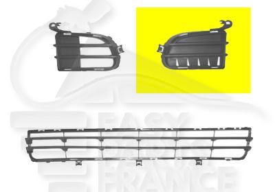 GRILLE DE PC AVG NOIRE Pour FIAT IDEA - FT110 11/03→11/05