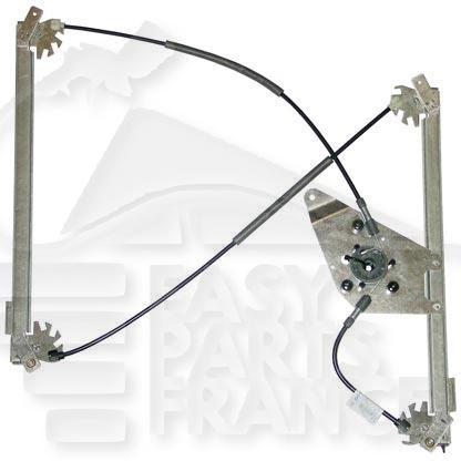 MECANISME DE LEVE VITRE AVG ELECT Pour AUDI A6 - AD091 05/97→05/01