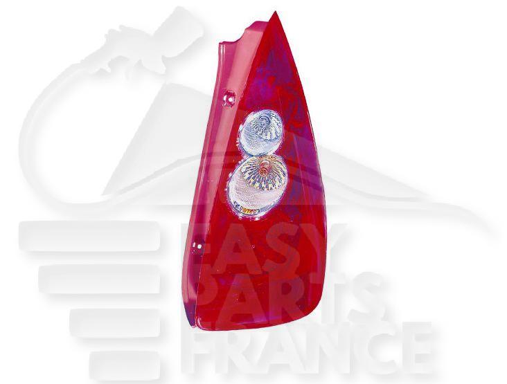 FEU ARD BL/ROUGE Pour MAZDA 5 - MZ060 04/05→03/08