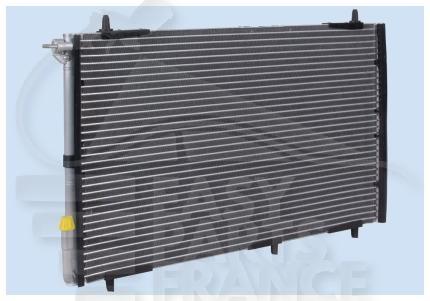 CONDENSEUR 545 X 365 X 20 Pour PEUGEOT 206 - PG030 09/98→07/09