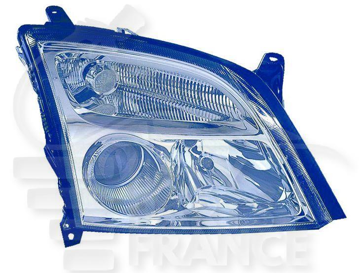 OPT D XENON+H7 ELECT S/MOTEUR F/CHROME Pour OPEL VECTRA - OP154 06/02→08/05