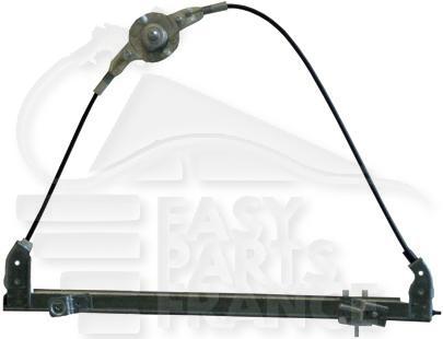 LEVE VITRE AVD MANUEL 2/4 PTES Pour FIAT DOBLO - FT070 01/00→10/05