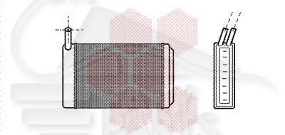 RADIA DE CHAUF TT TYPES Pour VOLKSWAGEN GOLF 1 - VO050 11/74→07/83