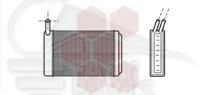 RADIA DE CHAUF TT TYPES Pour VOLKSWAGEN GOLF 1 - VO050 11/74→07/83