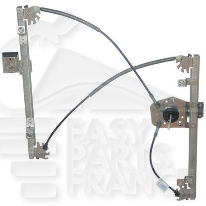 MECANISME DE LEVE VITRE AVG ELECT 2 PTES Pour OPEL CORSA D - OP066 11/06→01/11
