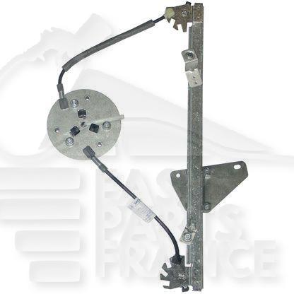 MECANISME DE LEVE VITRE AVD ELECT 4 PTES Pour OPEL CORSA D - OP066 11/06→01/11