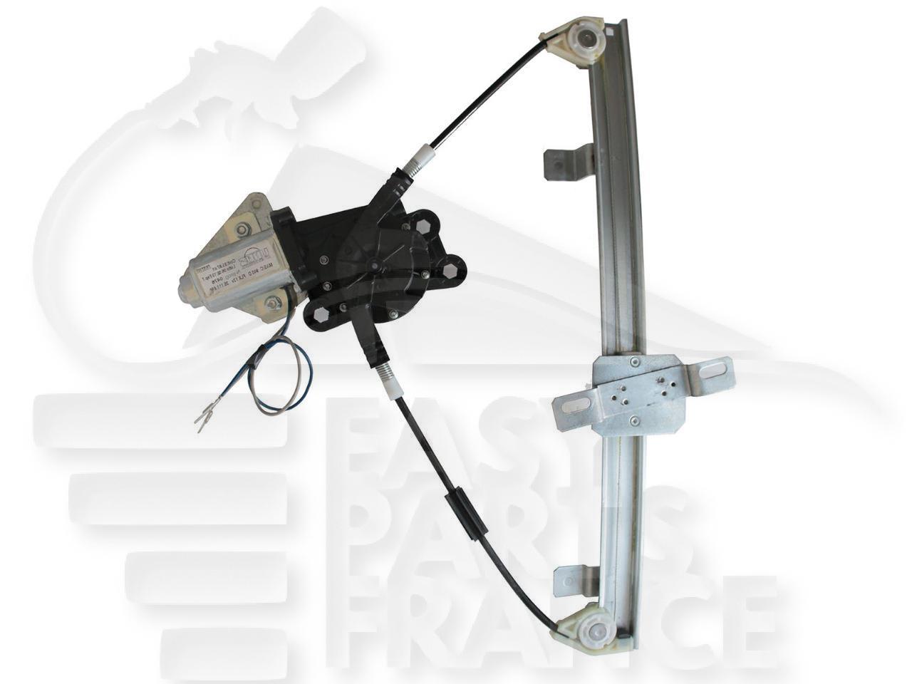 LEVE VITRE AVG ELECT 4 PTES Pour OPEL CORSA D - OP066 11/06→01/11