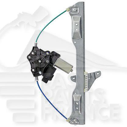LEVE VITRE AVG ELECT CONFORT 4 PTES Pour OPEL CORSA D - OP066 11/06→01/11
