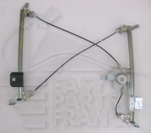 MECANISME LEVE VITRE AVD ELECT Pour RENAULT MEGANE CABRIO - RN166 10/03→