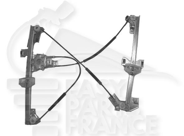 MECANISME DE LEVE VITRE AVD ELECT Pour CITROEN BERLINGO - CT032 01/06→03/08