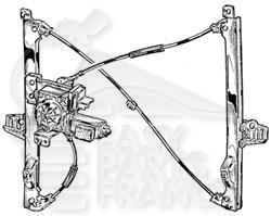 LEVE VITRE AVD ELECT CONFORT Pour CITROEN C2 - CT050 01/03→12/07