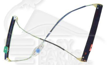 MECANISME DE LEVE VITRE ELECT AVD Pour AUDI A6 - AD093 05/04→10/08