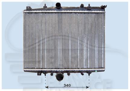 RADIA 2.2 16 V BM .. +/- CLIM 560 X 380 X 26 Pour PEUGEOT 607 - PG110 05/00→