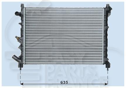 RADIA 2.0 8 V SS CLIM 560 X 415 X 30 Pour RENAULT ESPACE - RN041 12/96→09/02