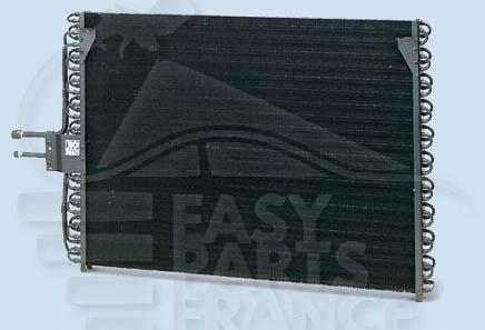 CONDENSEUR TT TYPES sauf 2.2 TD 590 X 425 X 26 Pour RENAULT LAGUNA - RN070 01/94→04/98