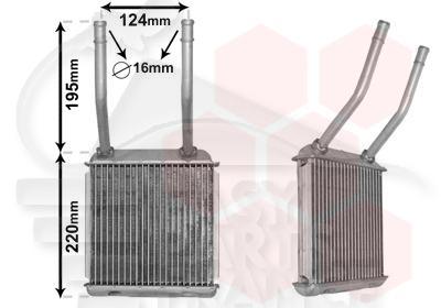 RADIA DE CHAUF TT TYPES S/CLIM 183 X 175 X 30 Pour OPEL CALIBRA - OP050 10/89→11/95