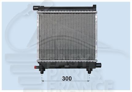 RADIA 190 E 1.8 - 2.0 - 2.3 SS CLIM BM 295 X 344 X 42 Pour MERCEDES CLASSE C - W201 - ME017 10/82→09/93