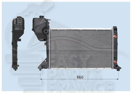 RADIA TT TYPES CDI +/- CLIM BA 680 X 410 X 42 Pour MERCEDES SPRINTER - ME242 08/02→03/06
