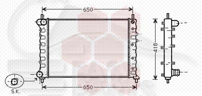 RADIA 1.6I 16V A/CLIM 580 X 415 X 33 Pour LANCIA LYBRA -LA040 10/99→