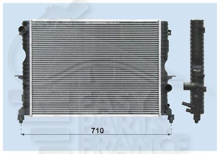 RADIA 2.5 TDS +/- CLIM 11/98→ 595 x 440 x 40 Pour LAND ROVER DISCOVERY (LR318) - LD010 01/99→06/02