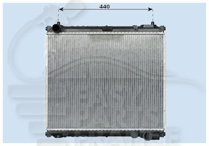 RADIA 1.9 D + CLIM 438 x 534 x 36 Pour SUZUKI VITARA 3 PTES - SZ100 10/88→12/92